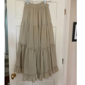 Free people maxi skirt